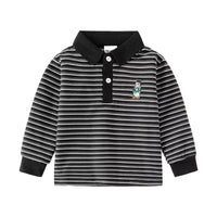 Kinderly Boys Heritage Stripe Knit Polo