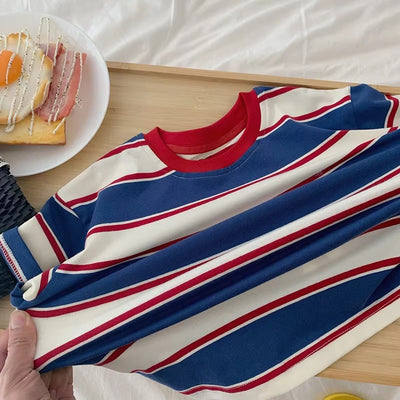 Kinderly Boys Essential Stripe Layering Tee