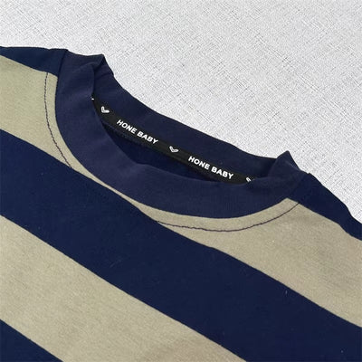 Little Gentleman Summer Set – Boys Short Sleeve Top & Shorts