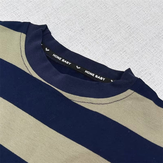 Little Gentleman Summer Set – Boys Short Sleeve Top & Shorts